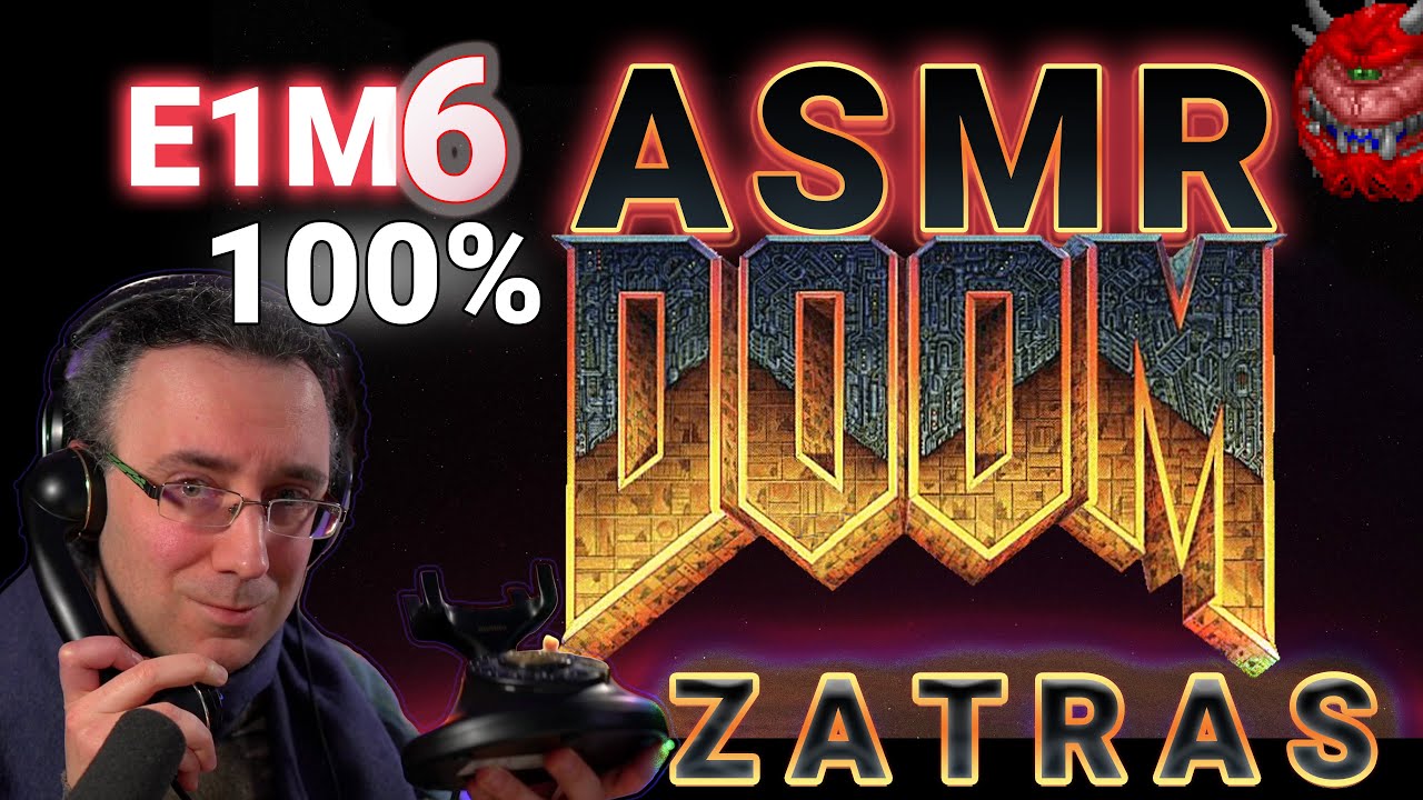 Doom ASMR Gaming - E1M6 Central Processing - Walkthrough 100%