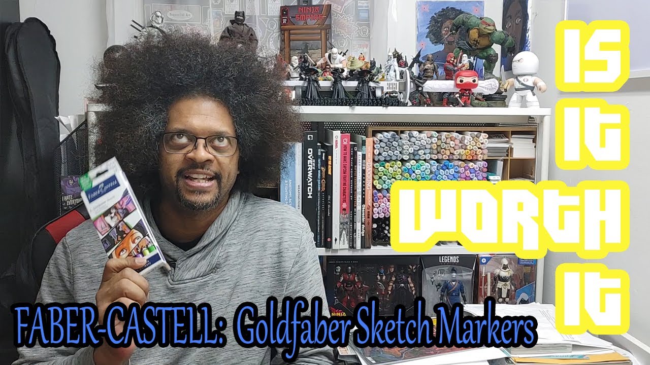 Я протестировала эти маркеры #fabercastell Goldfaber Sketch, чтобы вам не пришлось этого делать!