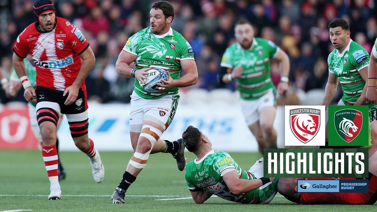 Highlights: Gloucester Rugby v Leicester Tigers | Gallagher Premiership 23/24, Round 7