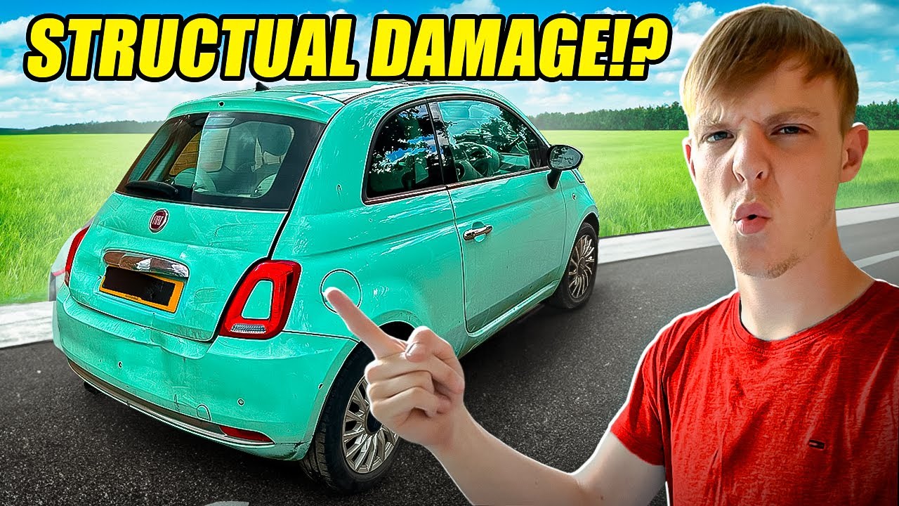 I BOUGHT THIS SALVAGED  FIAT 500