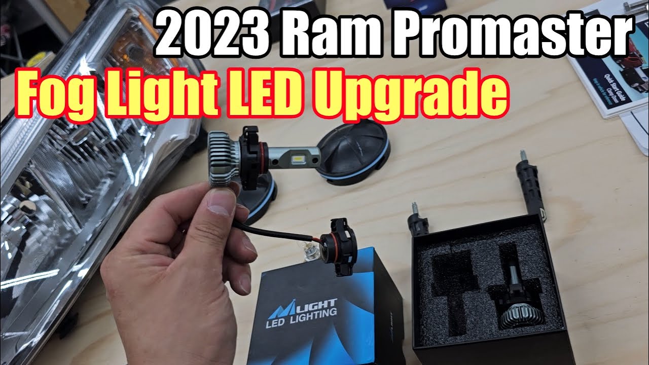 2023 & Newer Ram Promaster LED Fog Light Upgrade Part 2