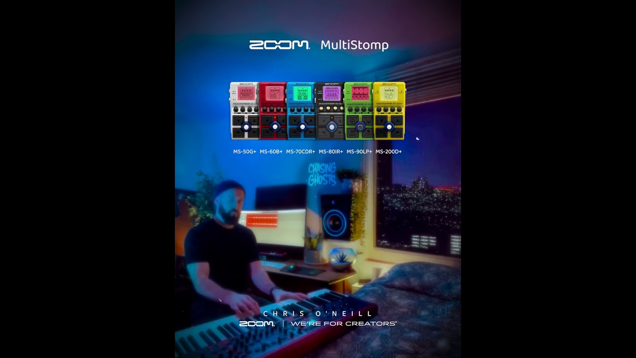 Zoom MultiStomp Pedal Range | Chris O'Neill - Chasing Ghosts