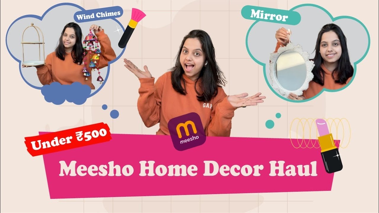 *Most Affordable* Meesho home decor finds🏡✨ Under ₹500 only | Super Aesthetic 🎀