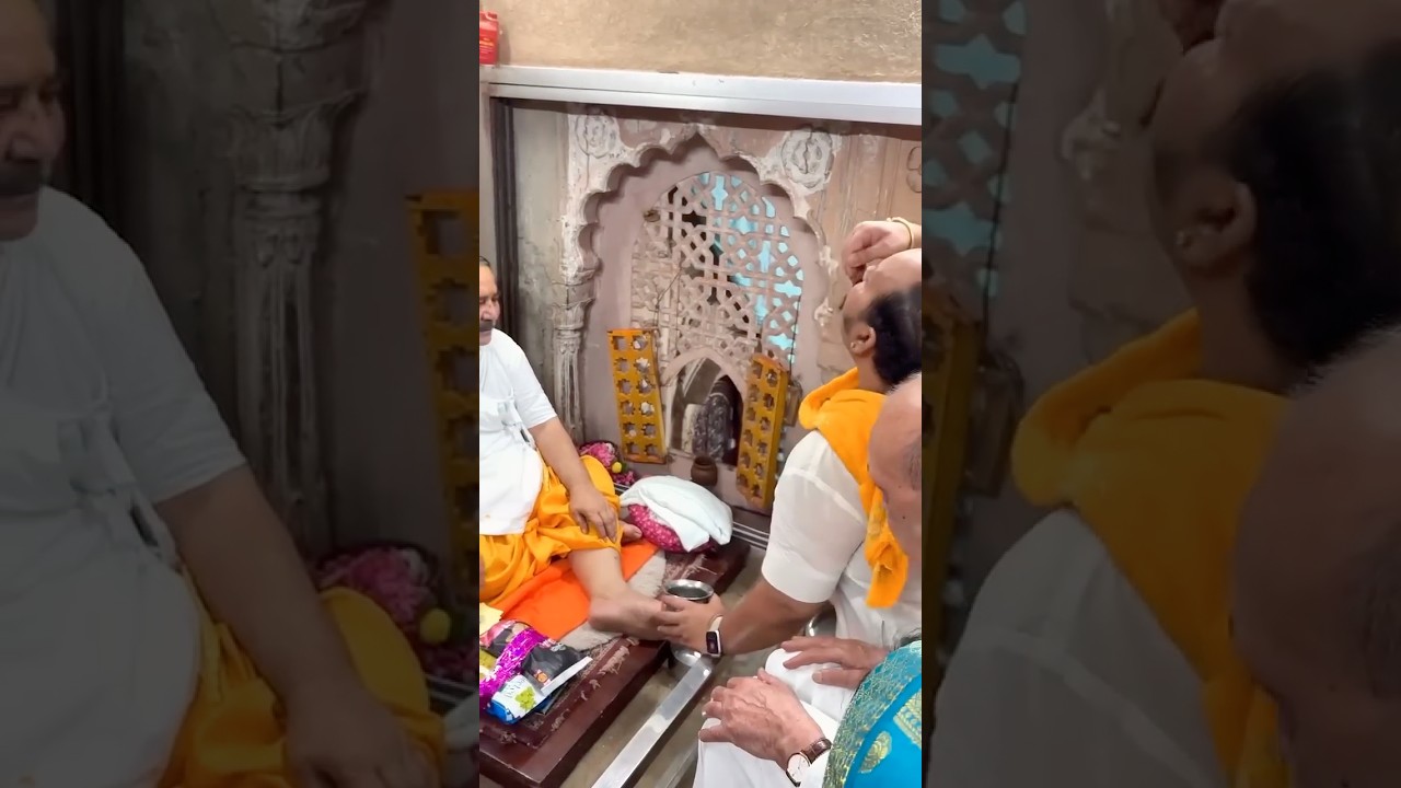 radhavallbh Shri harivansh prabhuji mharaj 💛🙏#shriharivansh #vrindavan #shridhamvrindavan