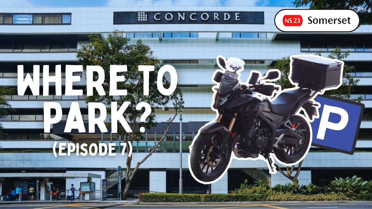 Motorcycle Parking near Somerset & Dhoby Ghaut | Where to Park? (Ep 7)