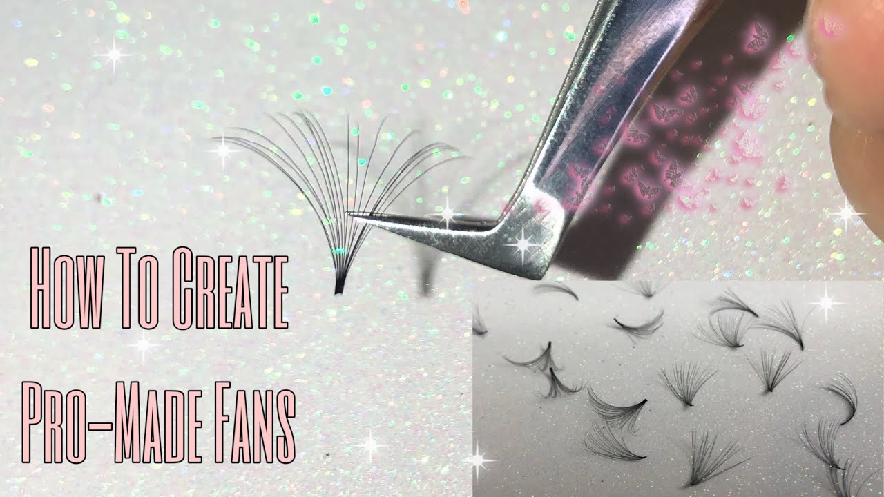 How To Create Pre-Made/Pro-Made Fans!! How I Store My Lashes