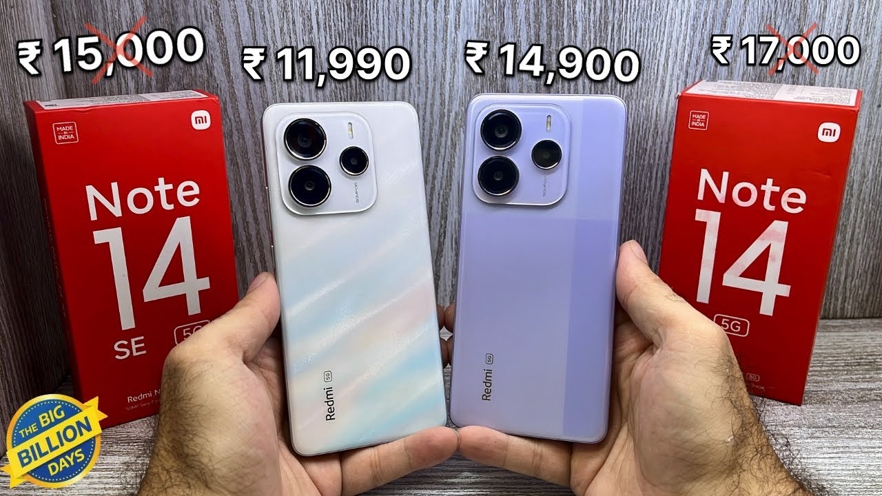 Redmi Note 14 SE 5g vs Redmi Note 14 5g - Best Konsa ? | Best Camera 📸 | Gaming Processor 🎮