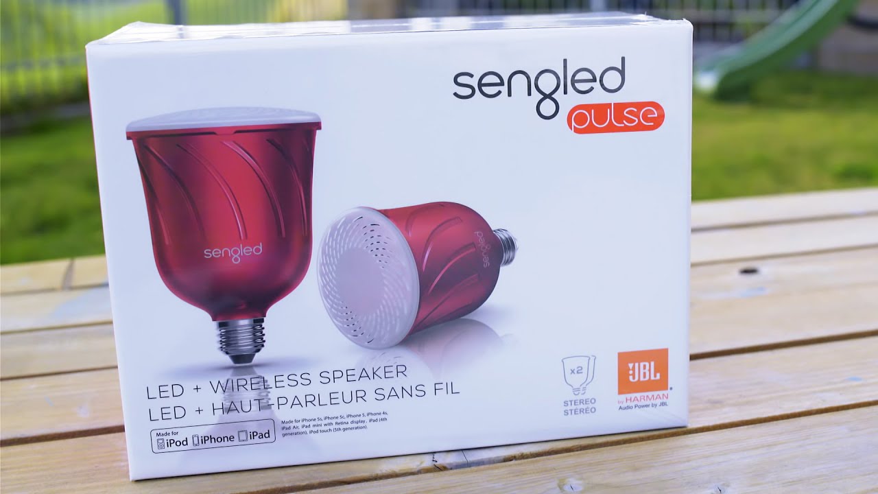 SENGLED PULSE LED Light + Wireless Bluetooth Speaker