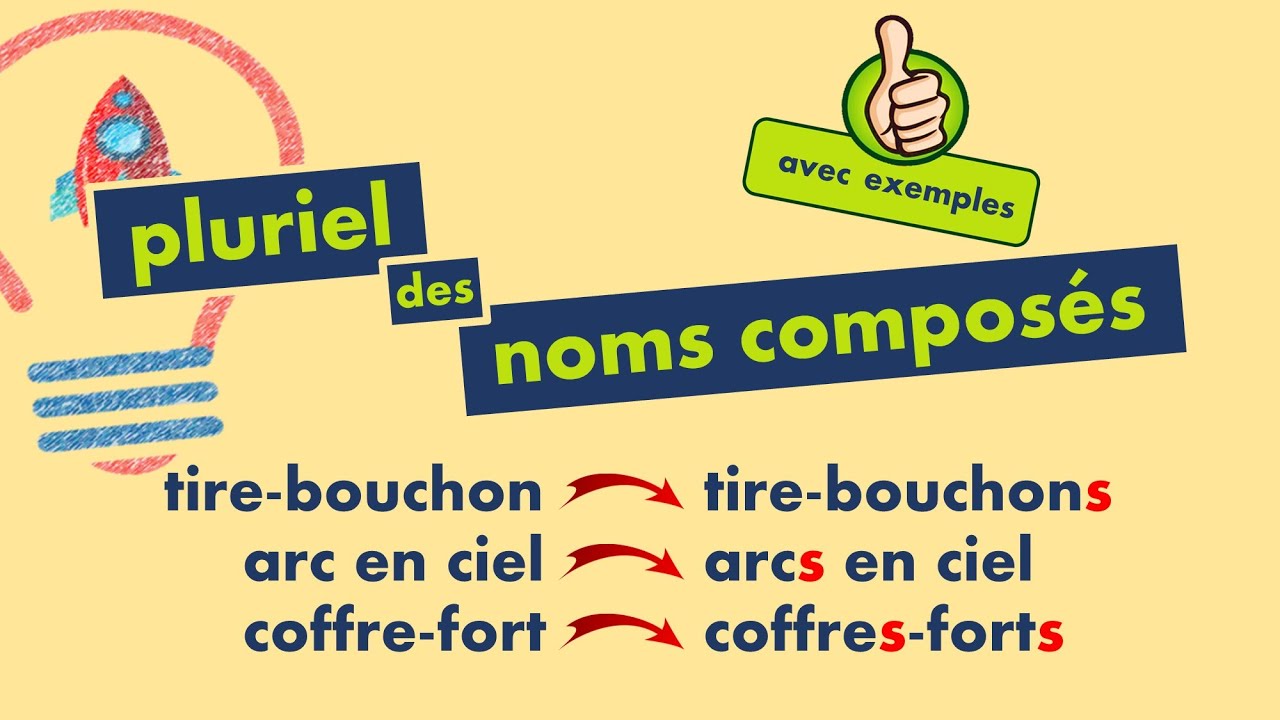 Le pluriel des noms compos&eacute;s