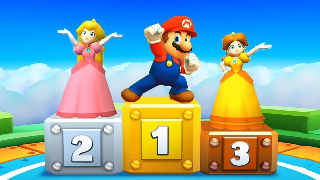 Mario Party: Star Rush Minigames - Mario vs Daisy vs Luigi vs Peach