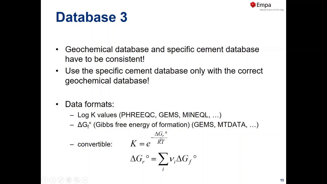 GEMS course – Lecture 04: Database implemented in GEMS