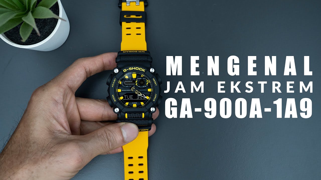SI BANDEL YANG EKSTREM! CASIO G-SHOCK GA-900A-1A9