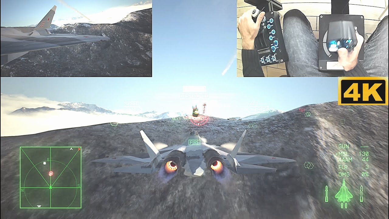 Su57 - Ace Combat 7 | Logitech X56 Hotas