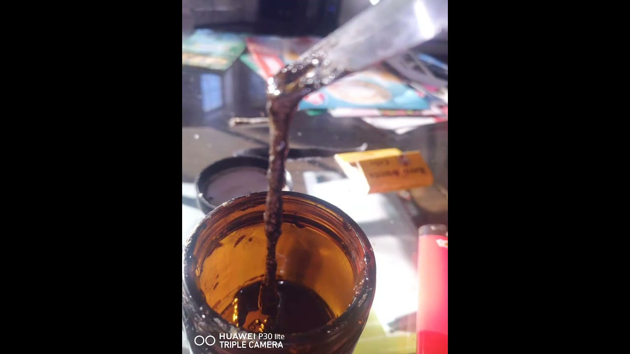 Marijuana honey oil