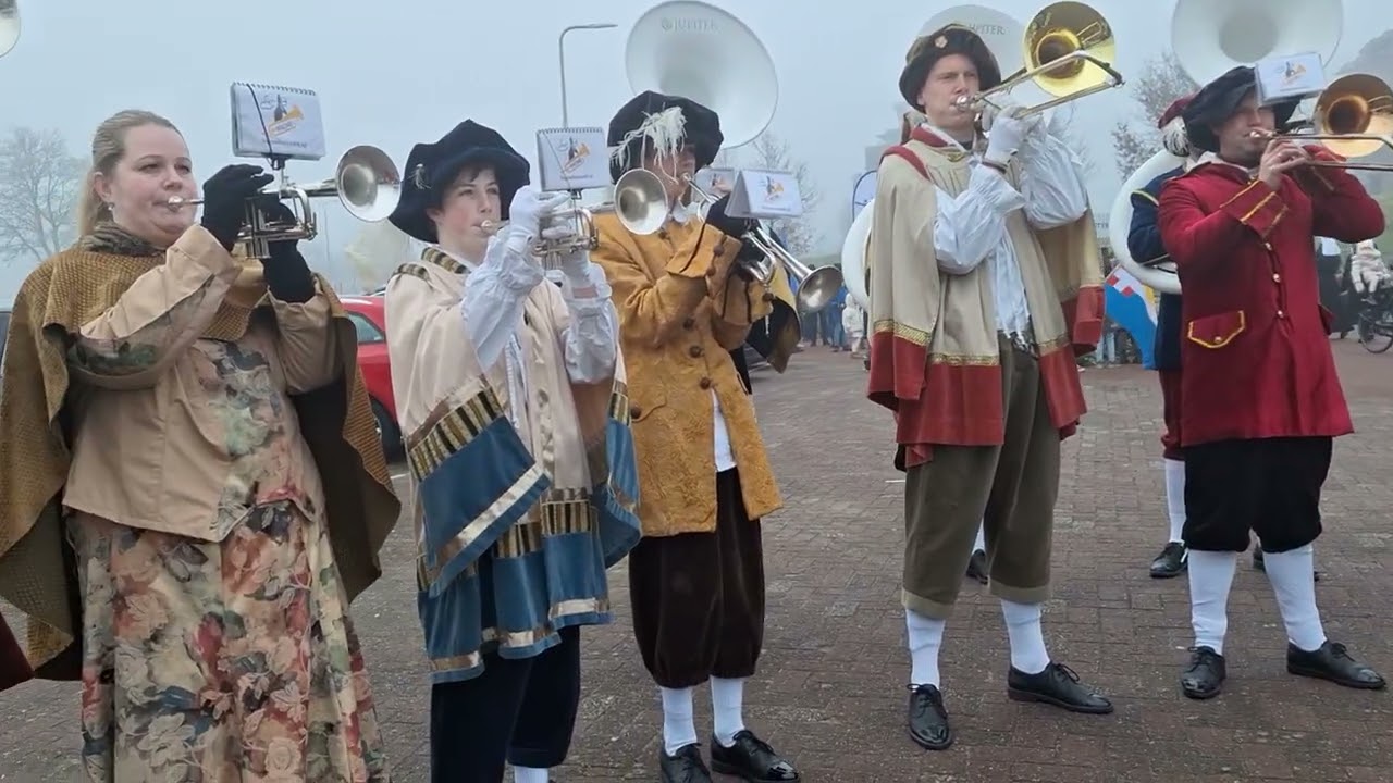 muziekkorps Irene bij intocht Jan van Nassau