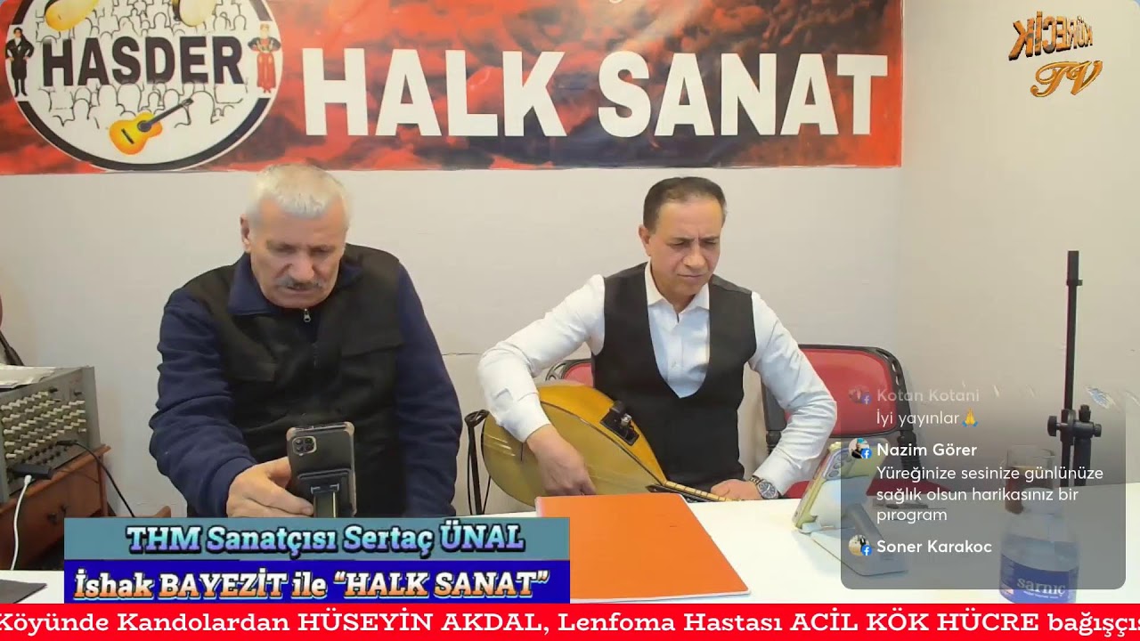 İshak BAYEZİT İle “HALK SANAT” Programın  Konukları THM Sanatçısı Sertaç ÜNAL