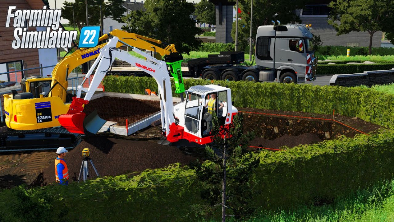 FS22 - Map Geiselsberg TP 🚧👷🏽 - Public Work - Forestry, Farming and Construction - 4K