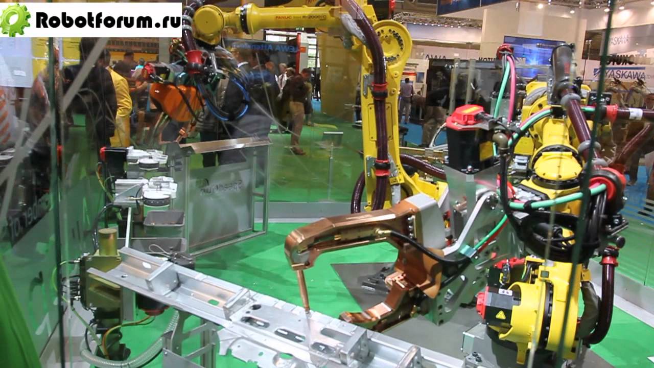 Automatica-2014: Робот для контактной сварки Fanuc