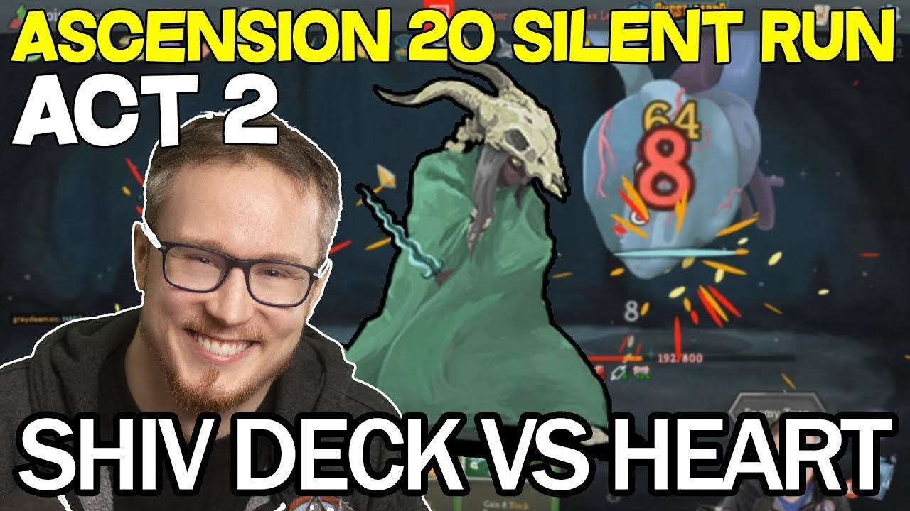 Ascension 20 Silent Run Act 2 | Slay The Spire