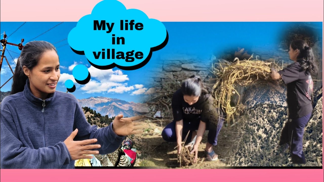 My life in village ।। गांव में मेरा दिन ।। Pahadi lifestyle ll Ritika Rawat ll❤️🌸
