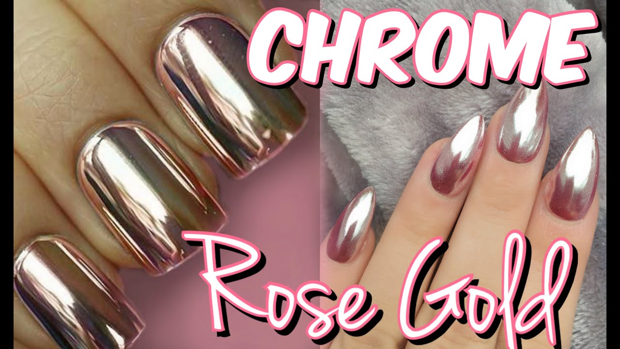 UÑAS EFECTO ESPEJO | Rose GOLD | CHROME Mirror Powder | Mirianny