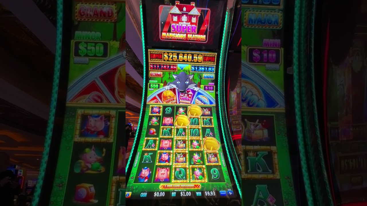 Crazy comeback on our last dollar! 😱 Super Mansion Bonus on Huff N Puff