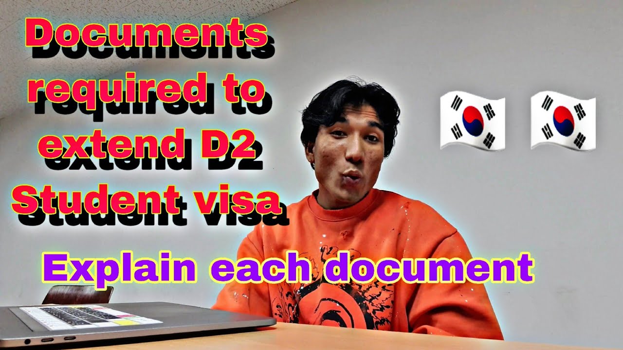 Documents required to extend D2 Student visa #visa extension process