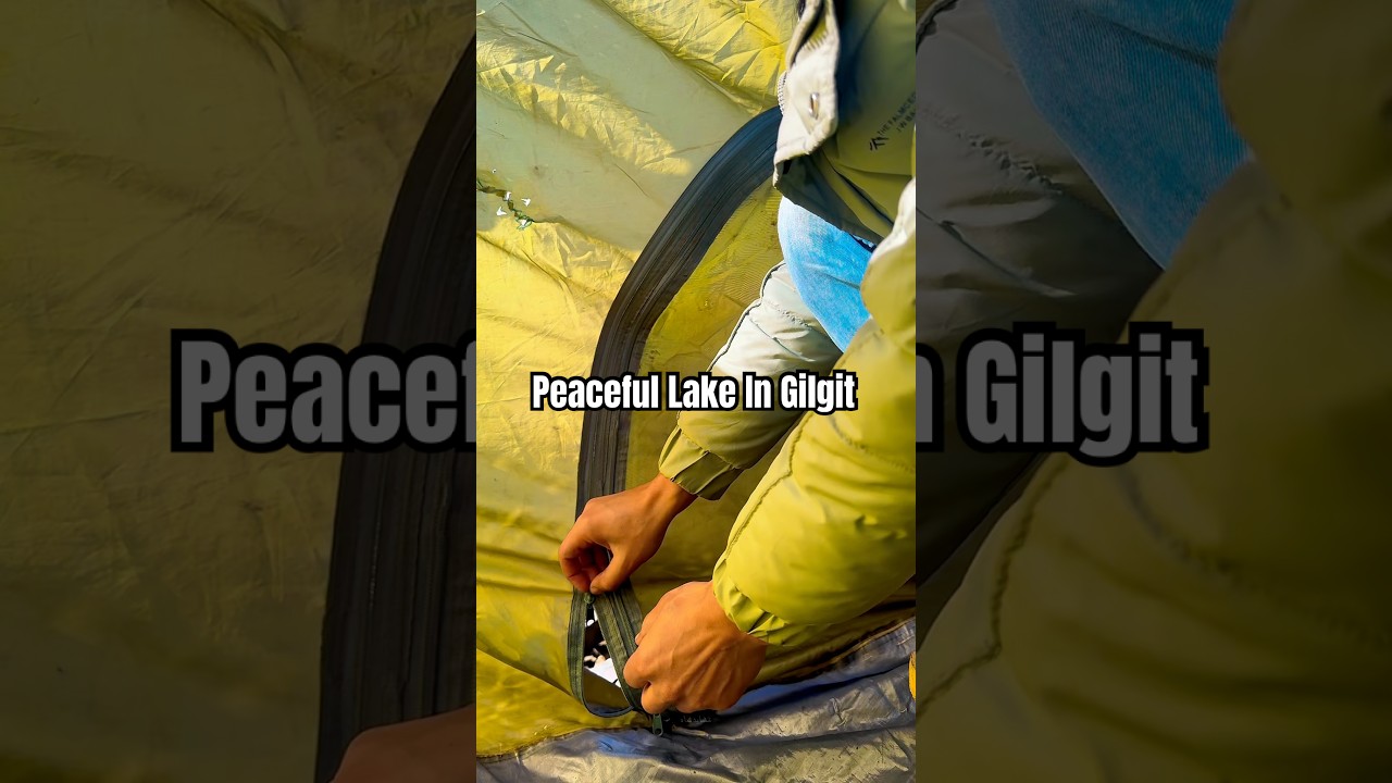 Peaceful Lake In Gilgit #usashorts #nature #travel #mountains #shortsusa