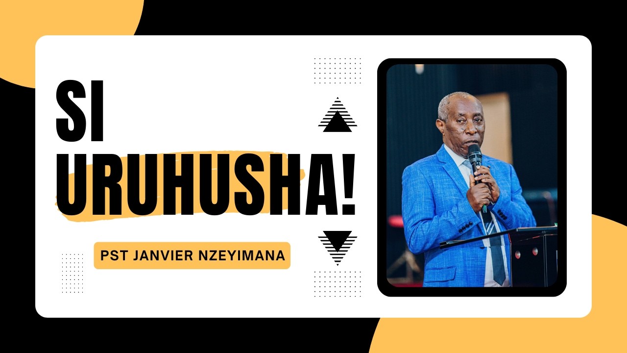 Tugume Dukora Ivyaha Kugira Ubuntu Burwire? | Pst Janvier NZEYIMANA