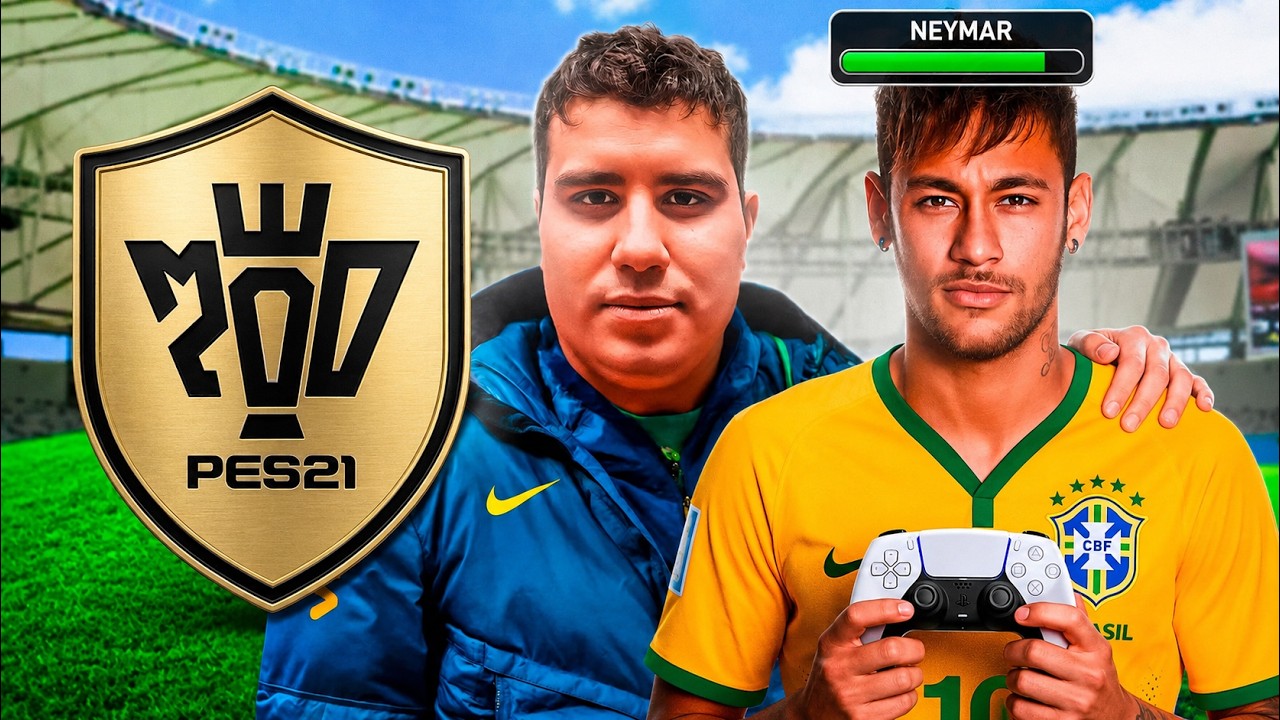 VOLTEI 12 ANOS e JOGUEI a COPA DO MUNDO 2014 com o NEYMAR 🏆🇧🇷