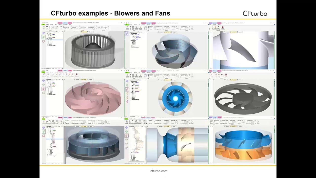 CFturbo and ANSYS – Axial Fan Design and CFD-simulation