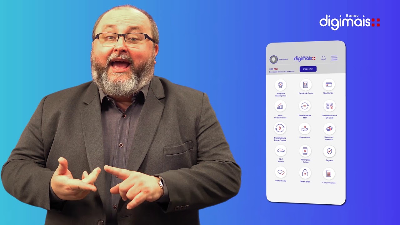 Digimais &eacute; o seu banco digital