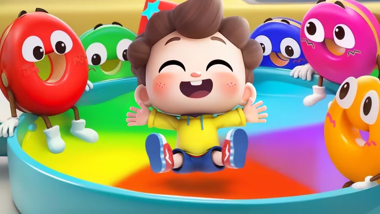 Donat Warna-warni Sedang Menari dengan Neo| Lagu Donat Anak | Ayo ! Neo 🌟| BabyBus Bahasa Indonesia