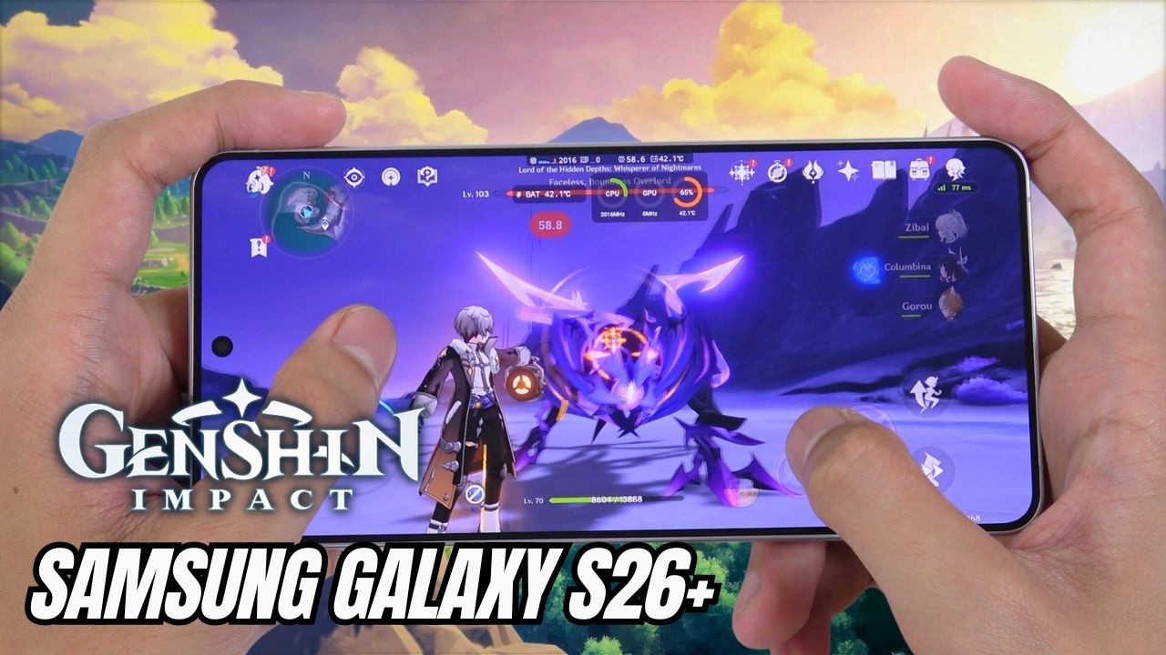 Samsung Galaxy S26 Plus Test Game Genshin Impact Max Graphics | Exynos 2600 Gaming Test