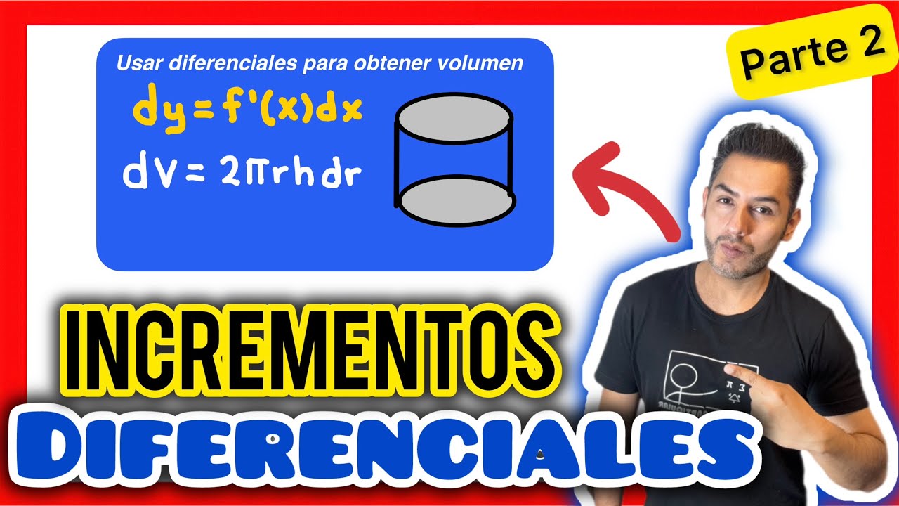 ✅​INCREMENTOS y DIFERENCIALES Ejercicios [𝘽𝙞𝙚𝙣 𝙚𝙭𝙥𝙡𝙞𝙘𝙖𝙙𝙤😎​🫵​💯​]Cálculo Diferencial