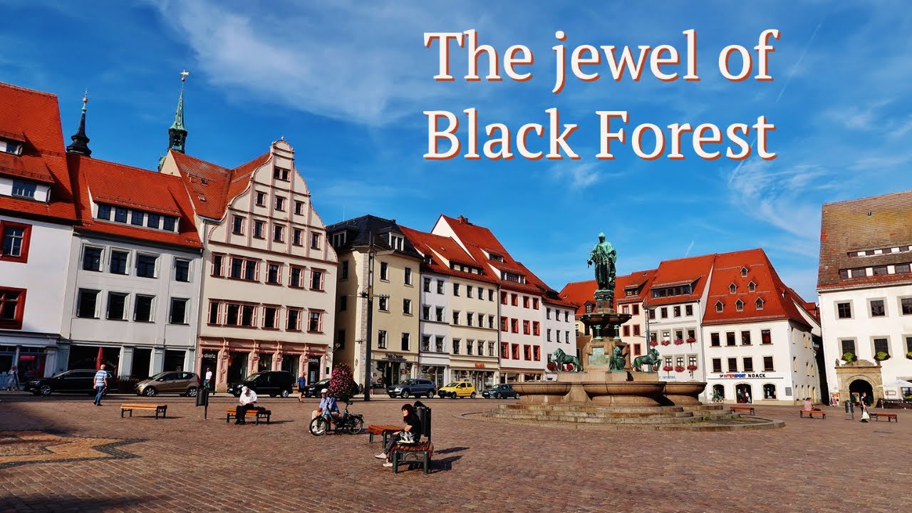 Freiberg : driving & walking in the black forest town.