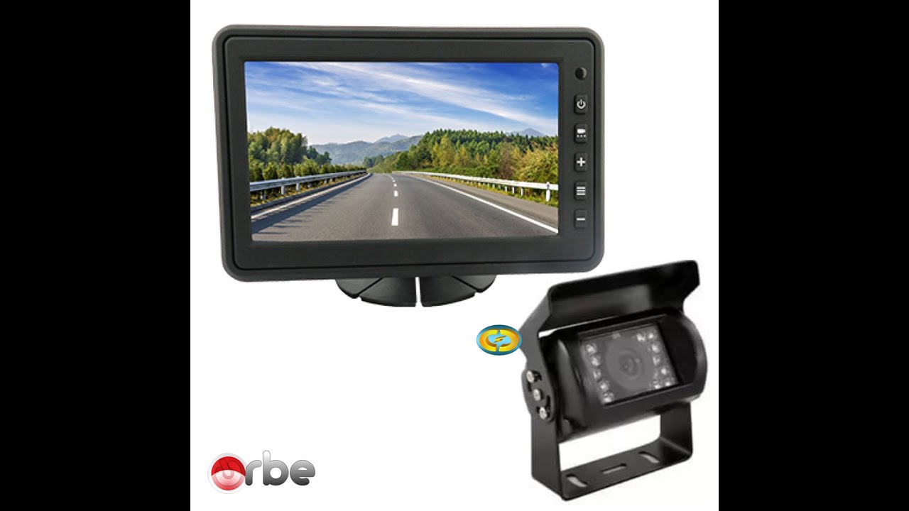 Monitor Tela 7 Polegadas com C&acirc;mera de R&eacute; Vis&atilde;o Noturna Bivolt Orbe - CD4148