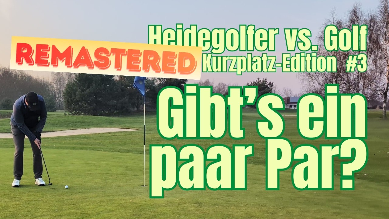 6 Loch Golf im Winter auf dem Kurzplatz in Peine | remasterte Version