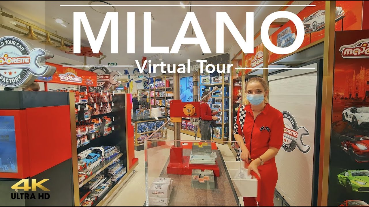 Walking in Milan FAO SCHWARZ FULL TOUR from Cordusio Toy Store New Most Iconic Toy Brands 4K