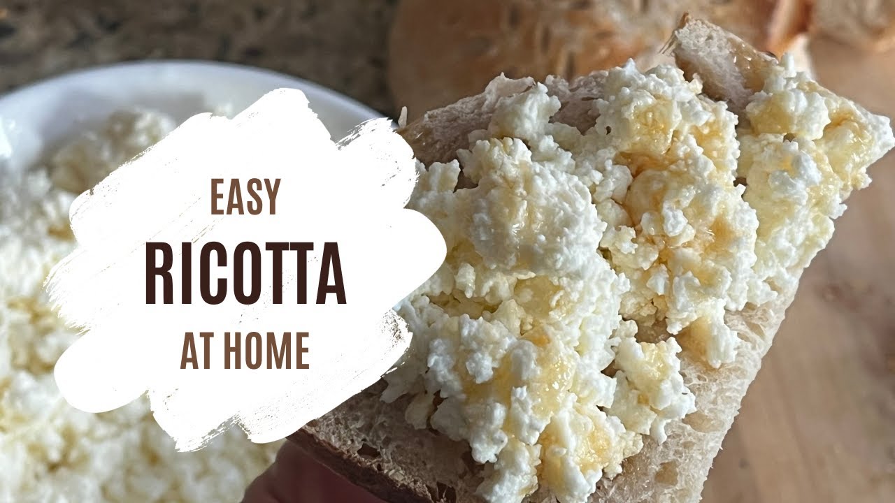 Farm Fresh Food Even in Winter | Delicious and Simple Homemade Ricotta Cheese