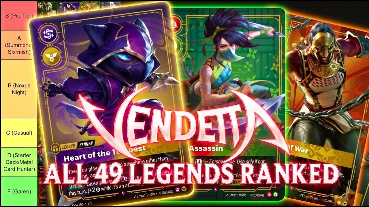 Полный тир-лист меты Vendetta | ЛУЧШИЕ И ХУДШИЕ легенды? | Riftbound: League of Legends
