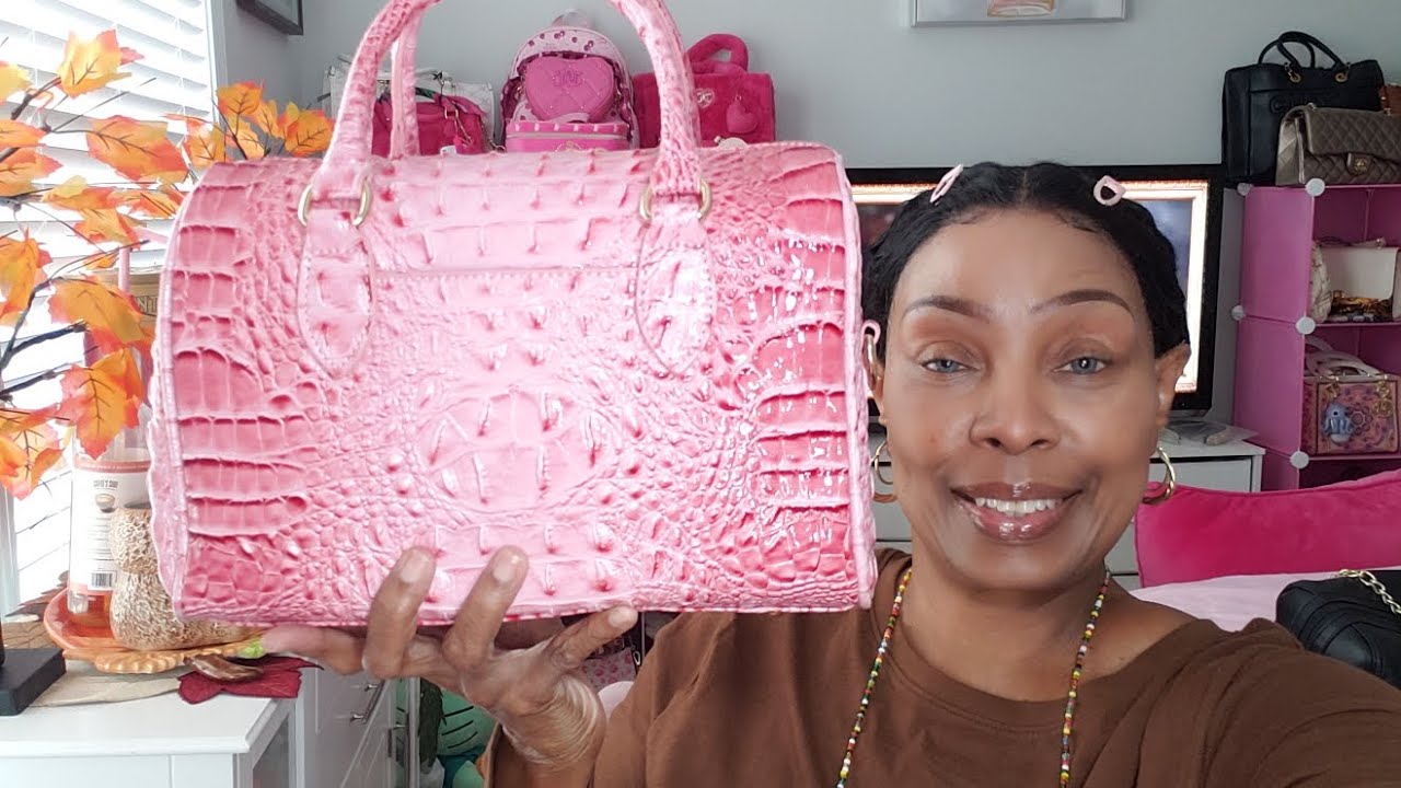 DECORATING MY EXOTIC PINK BAG