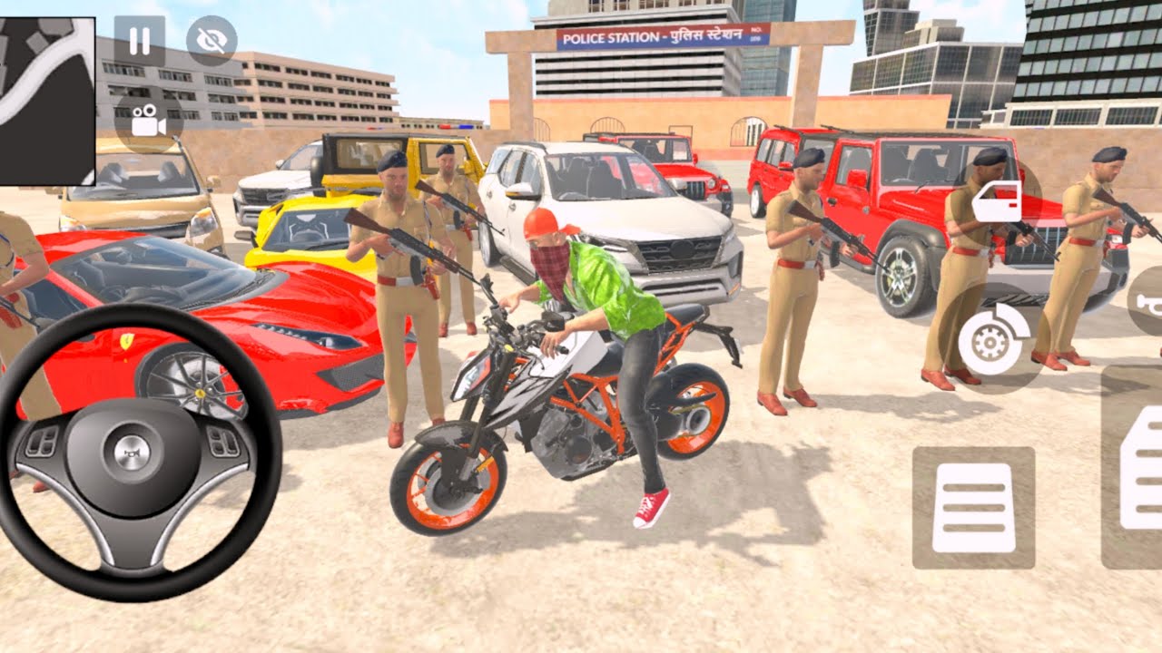 Franklin Vs Police Fight👿Indian Theft Auto Simulator Gaming💥|| Android Gameplay🎮