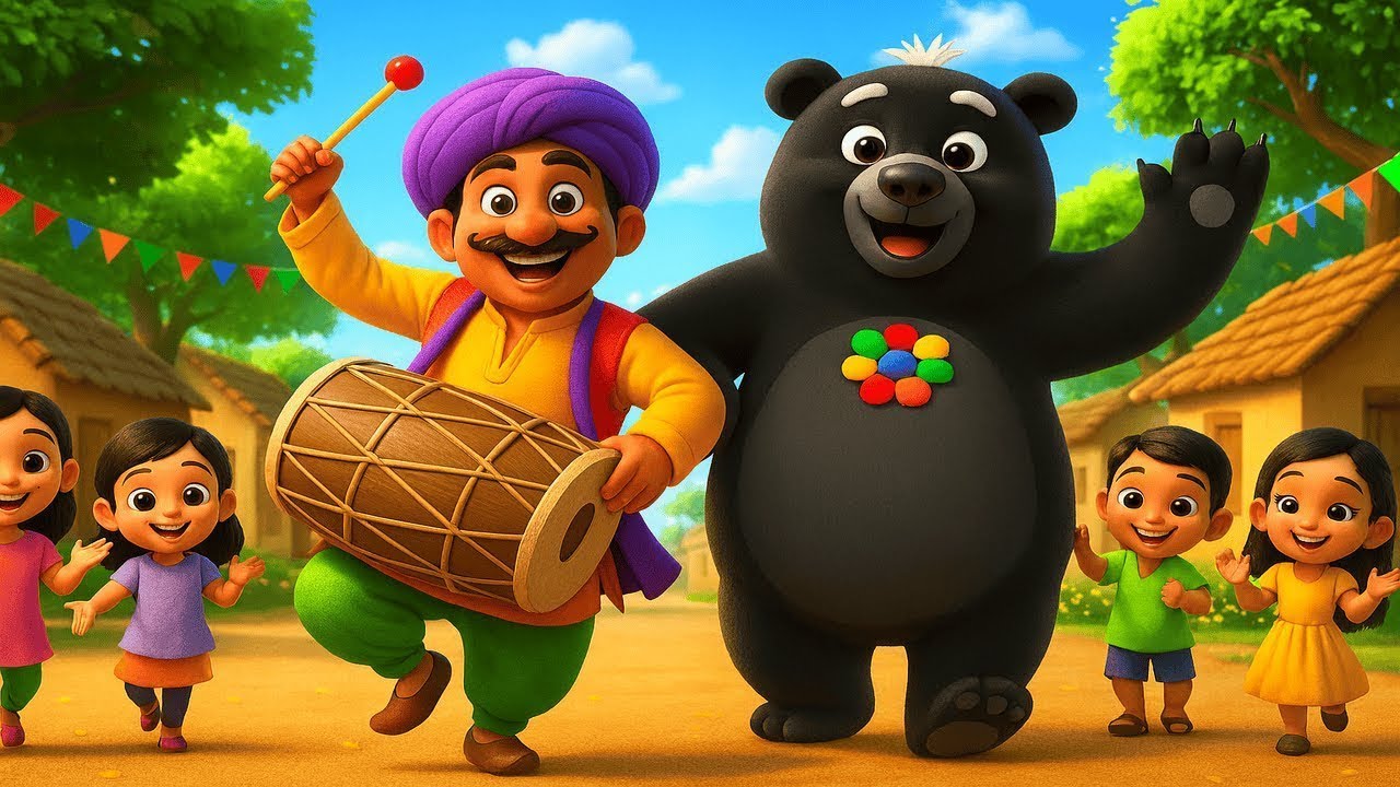Kalu Madari Aaya   कालू मदारी आया   Nursery Rhyme   Kids Song   Hindi Rhymes   Hindi Poem   Baalgeet