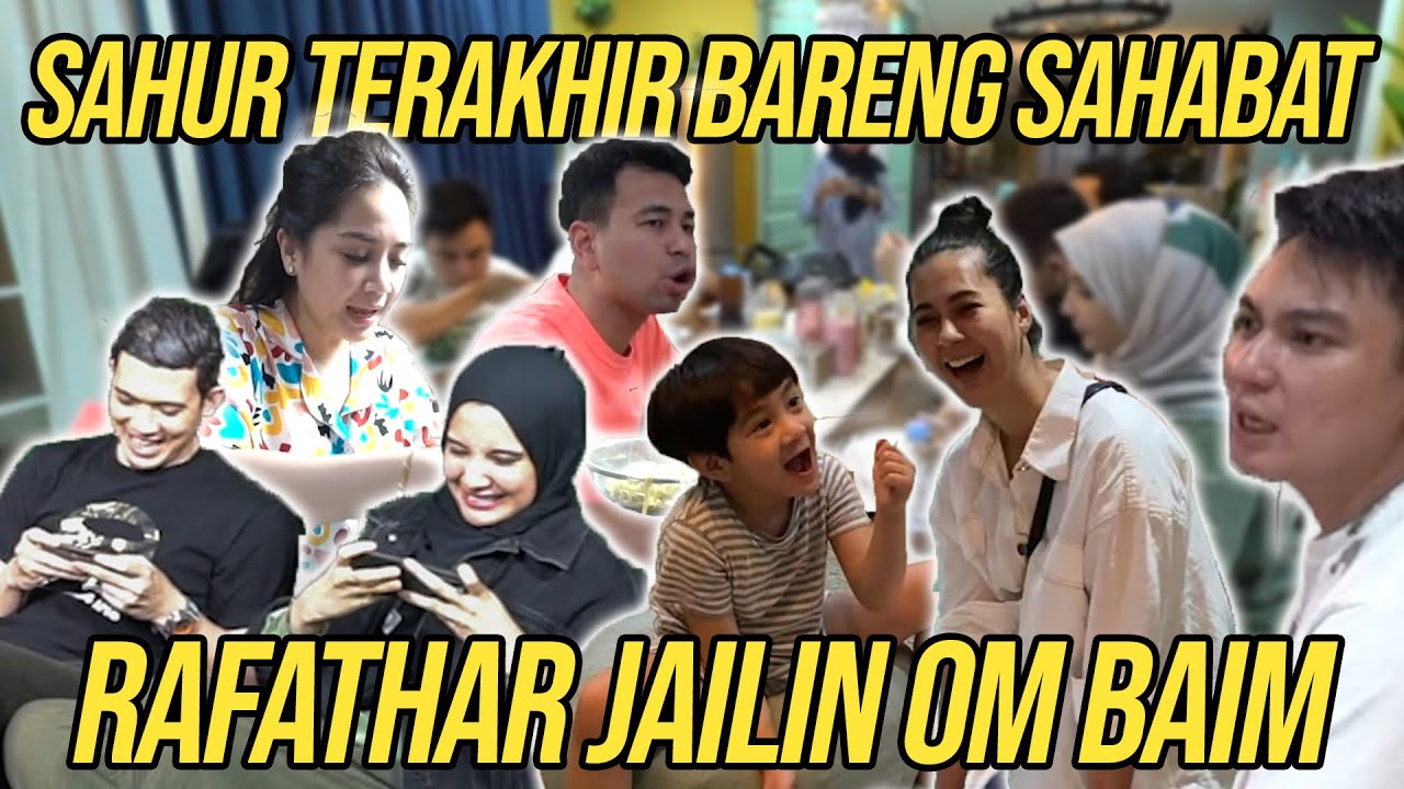 RAFATHAR SUKSES BALES ISENGIN OM BAIM PAS SAHUR BARENG BAPAU, IRWANSYAH, ZASKIA!!