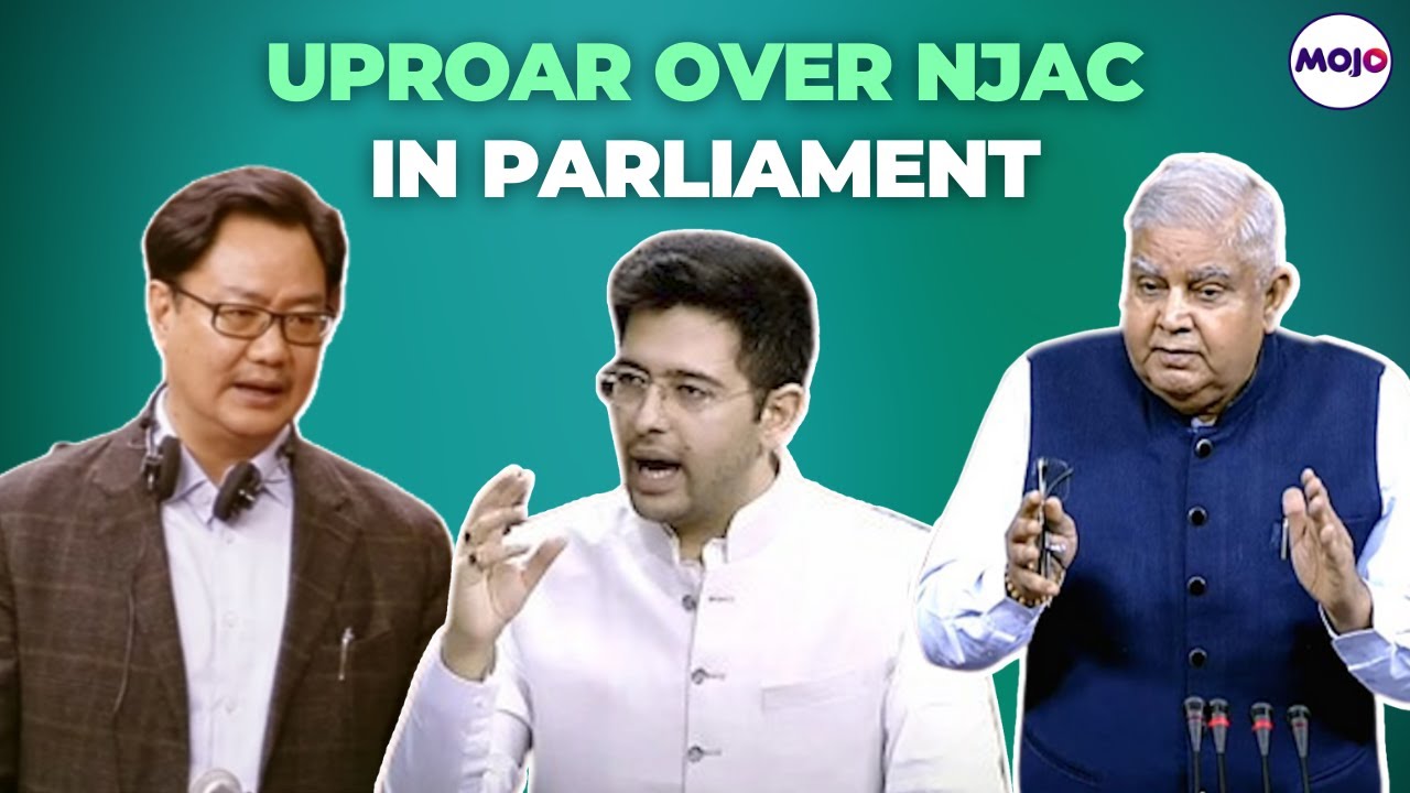 Raghav Chadha Backs Collegium | Dhankhar Slams SC On NJAC | Rijiju Says No To Reintroduction Of NJAC
