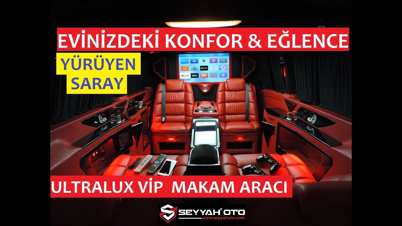 575.000 TLye Satılık Yürüyen Saray - Pro Vip Mercedes Vito Viano - VolksWagen Transporter Multivan