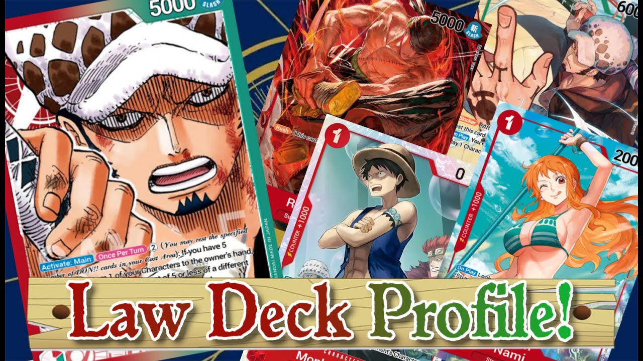 RG Trafalgar Law Deck Profile! || One Piece TCG [OP14/EB04]