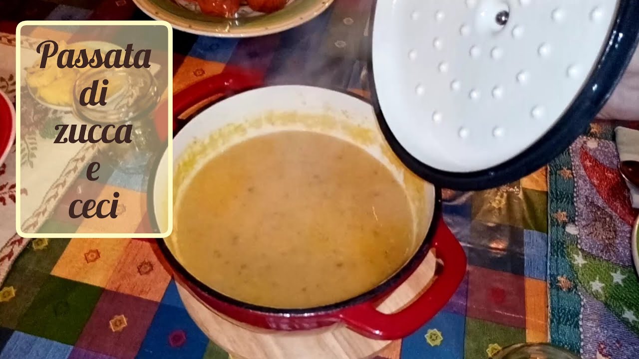 Passata di zucca e ceci 🎃