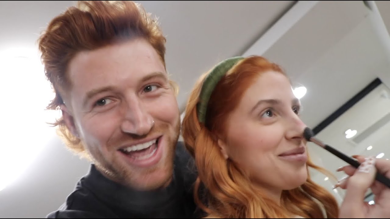 we dyed our hair to match... lol